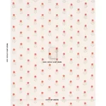 FORGET ME NOTS Fabric – RED ON PINK | Schumacher | Wallpaper FORGET ME NOTS fabric RED ON PINK color by Schumacher