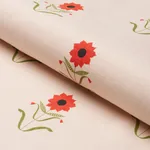 FORGET ME NOTS Fabric – RED ON PINK | Schumacher | Wallpaper FORGET ME NOTS fabric RED ON PINK color by Schumacher