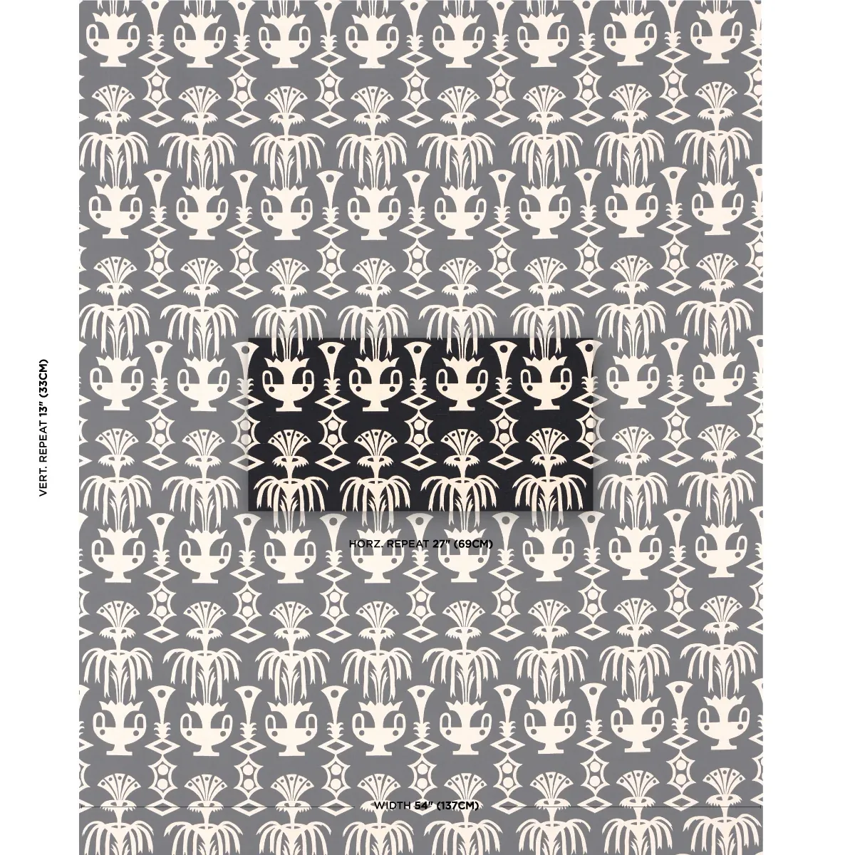 FOUNTAIN GRASS Fabric – BLACK | Schumacher | Wallpaper Twins FOUNTAIN GRASS fabric BLACK color by Schumacher