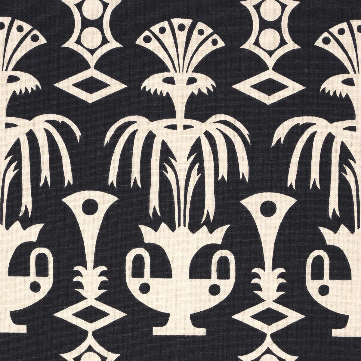 FOUNTAIN GRASS Fabric – BLACK | Schumacher | Wallpaper Twins FOUNTAIN GRASS fabric BLACK color by Schumacher