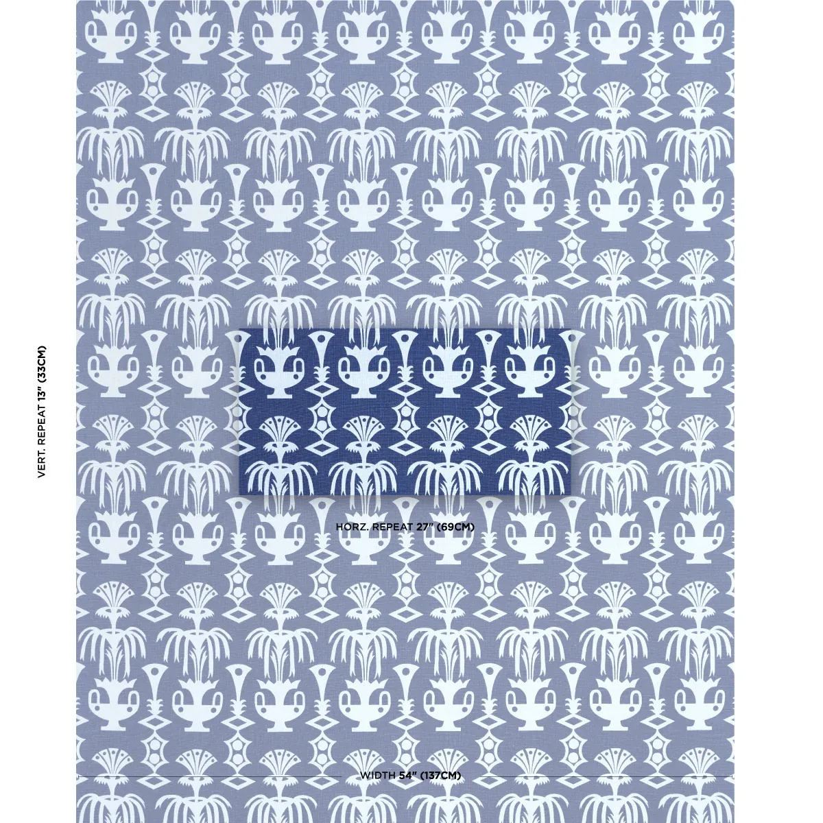 FOUNTAIN GRASS Fabric – BLUES | Schumacher | Wallpaper Twins FOUNTAIN GRASS fabric BLUES color by Schumacher