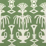 FOUNTAIN GRASS Fabric – GREEN | Schumacher | Wallpaper Twins FOUNTAIN GRASS fabric GREEN color by Schumacher