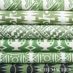 FOUNTAIN GRASS Fabric – GREEN | Schumacher | Wallpaper Twins FOUNTAIN GRASS fabric GREEN color by Schumacher