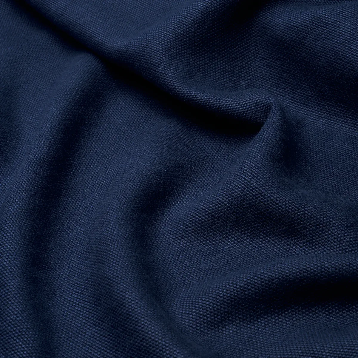 FRANC LINEN fabric NAVY color by Schumacher