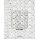 FRANCES FLORAL INDOOR/OUTDOOR fabric BLUES color by Schumacher