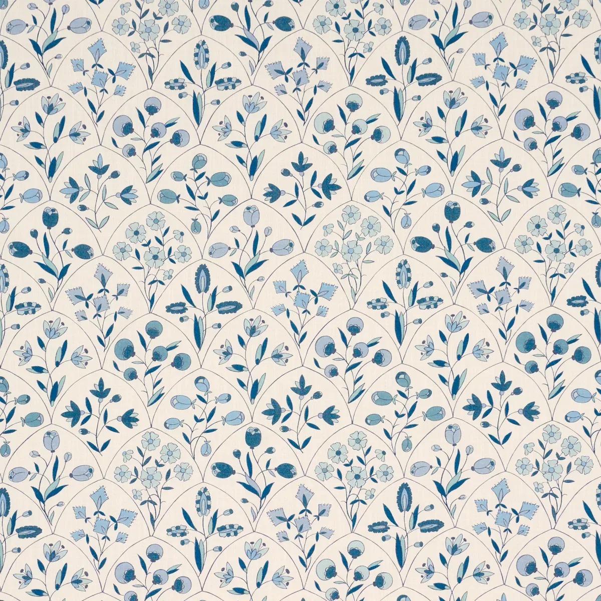 182160 | FRANCES FLORAL INDOOR/OUTDOOR – BLUES