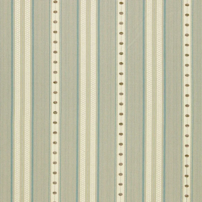 FRANCESCA STRIPE fabric MOONSTONE color by Schumacher
