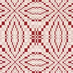 FRANCESTOWN COVERLET fabric CRIMSON color by Schumacher
