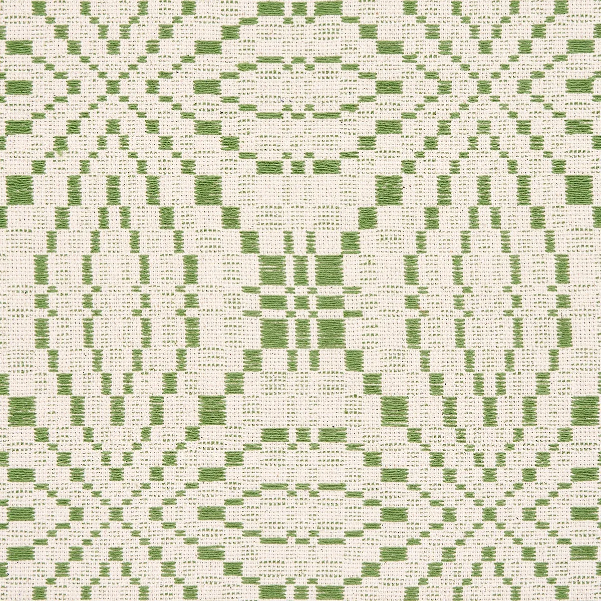 FRANCESTOWN COVERLET Fabric – LEAF | Schumacher | Wallpaper FRANCESTOWN COVERLET fabric LEAF color by Schumacher