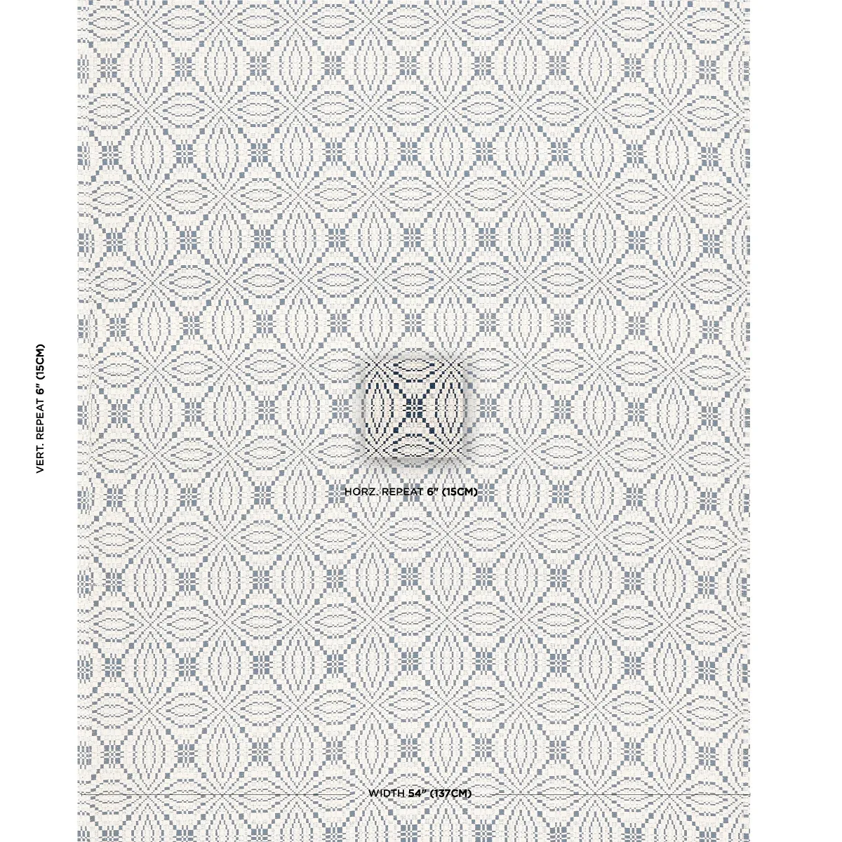 FRANCESTOWN COVERLET Fabric – NAVY | Schumacher | Wallpaper FRANCESTOWN COVERLET fabric NAVY color by Schumacher