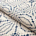 FRANCESTOWN COVERLET Fabric – NAVY | Schumacher | Wallpaper FRANCESTOWN COVERLET fabric NAVY color by Schumacher