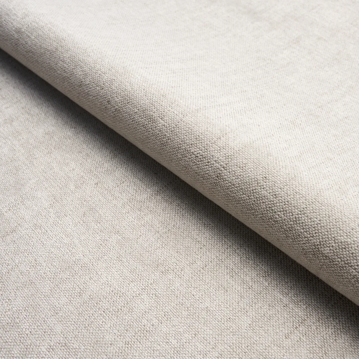 FRANCO LINEN-BLEND CHENILLE fabric BIRCH color by Schumacher