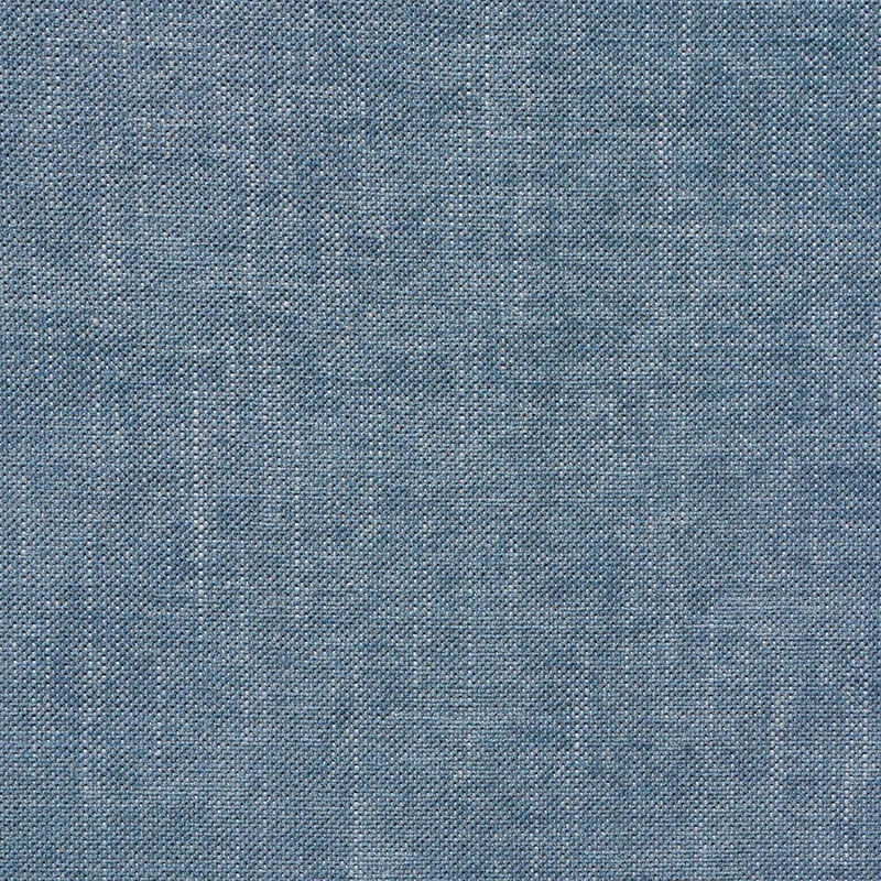 FRANCO LINEN-BLEND CHENILLE fabric DENIM color by Schumacher