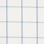 FRANNIE WINDOWPANE fabric COBALT color by Schumacher