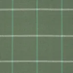 FRANNIE WINDOWPANE fabric GREEN color by Schumacher