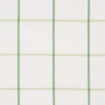 FRANNIE WINDOWPANE fabric LEAF GREEN color by Schumacher