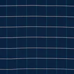 FRANNIE WINDOWPANE fabric NAVY color by Schumacher