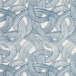 FREEFORM Fabric – BLUE | Schumacher | Wallpaper Twins FREEFORM fabric BLUE color by Schumacher