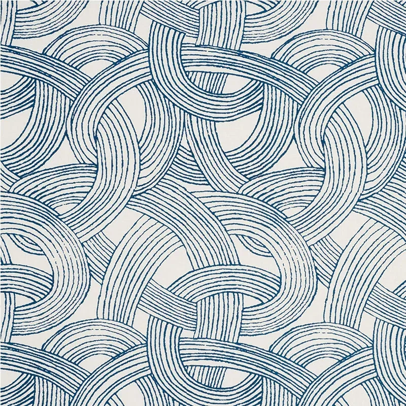 FREEFORM fabric BLUE color by Schumacher