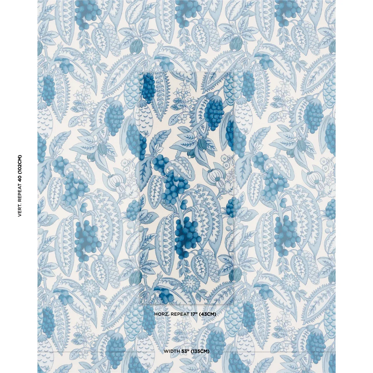 FRUITS DE SAISON Fabric – MÉDITERRANÉE | Schumacher | Wallpa FRUITS DE SAISON fabric MÉDITERRANÉE color by Schumacher