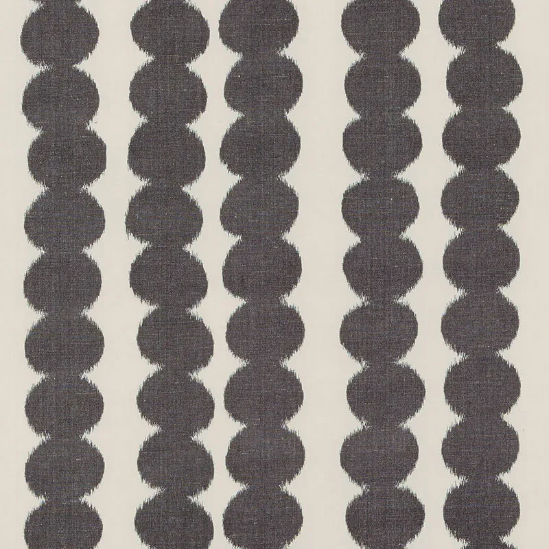 FULL CIRCLE fabric FADED BLACK color by Schumacher