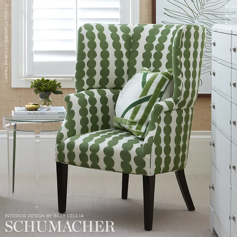 FULL CIRCLE Fabric – JUNGLE | Schumacher | Wallpaper Twins FULL CIRCLE fabric JUNGLE color by Schumacher