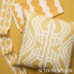 FULL CIRCLE fabric SAFFRON color by Schumacher