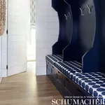 FUZZ fabric NAVY color by Schumacher