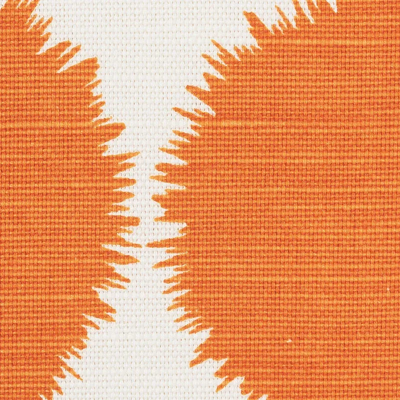 FUZZ fabric ORANGE color by Schumacher