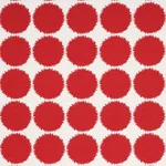 FUZZ Fabric – RED | Schumacher | Wallpaper Twins FUZZ fabric RED color by Schumacher