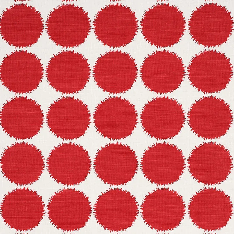 FUZZ fabric RED color by Schumacher