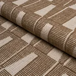 GAETAN PERFORMANCE fabric CHOCOLATE color by Schumacher