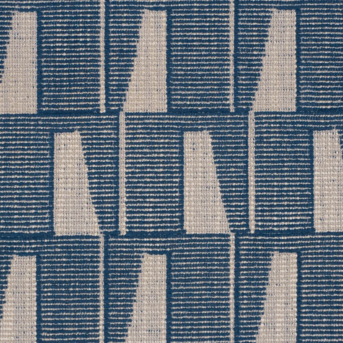 GAETAN PERFORMANCE fabric INDIGO color by Schumacher