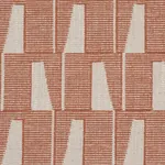 GAETAN PERFORMANCE fabric TERRACOTTA color by Schumacher