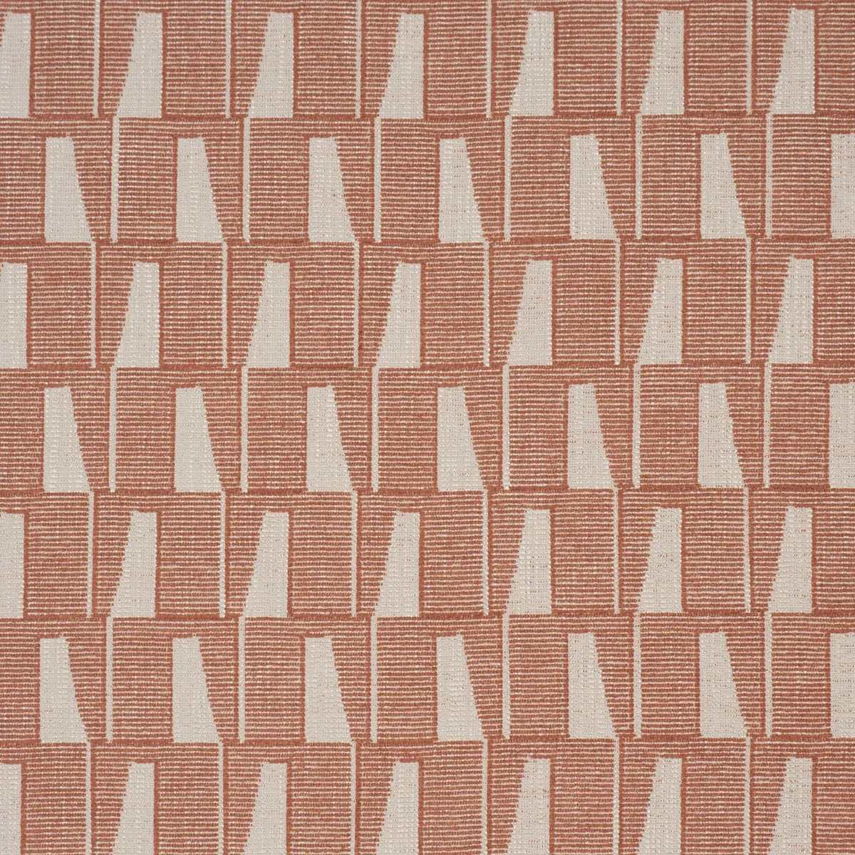GAETAN PERFORMANCE fabric TERRACOTTA color by Schumacher