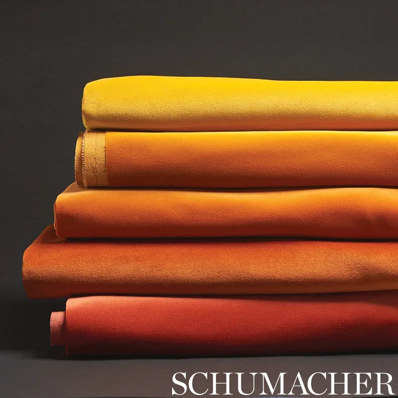GAINSBOROUGH VELVET Fabric – BAROQUE | Schumacher | Wallpape GAINSBOROUGH VELVET fabric BAROQUE color by Schumacher