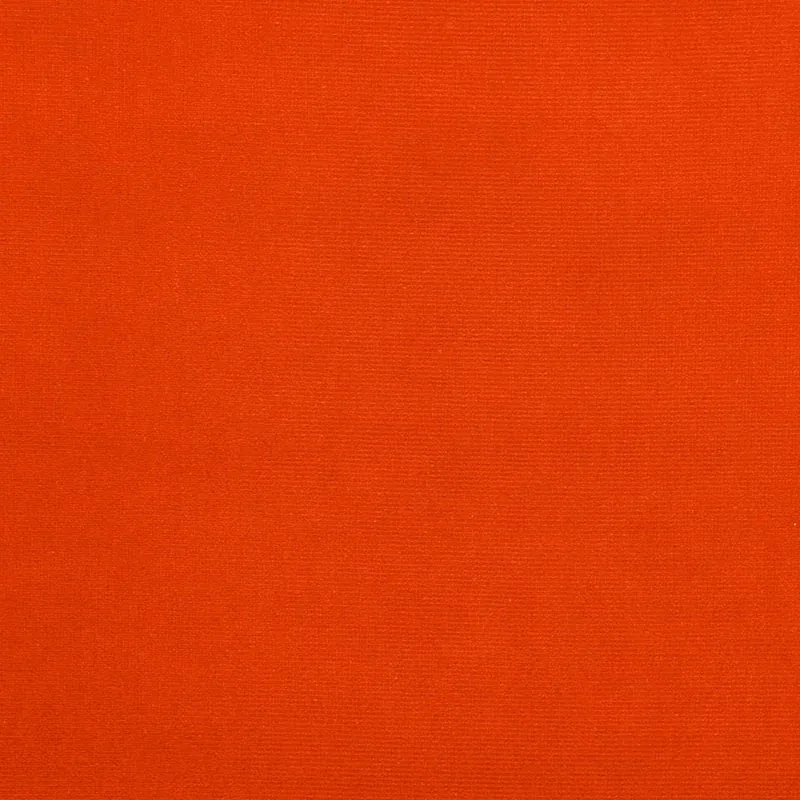 GAINSBOROUGH VELVET fabric ORANGE color by Schumacher