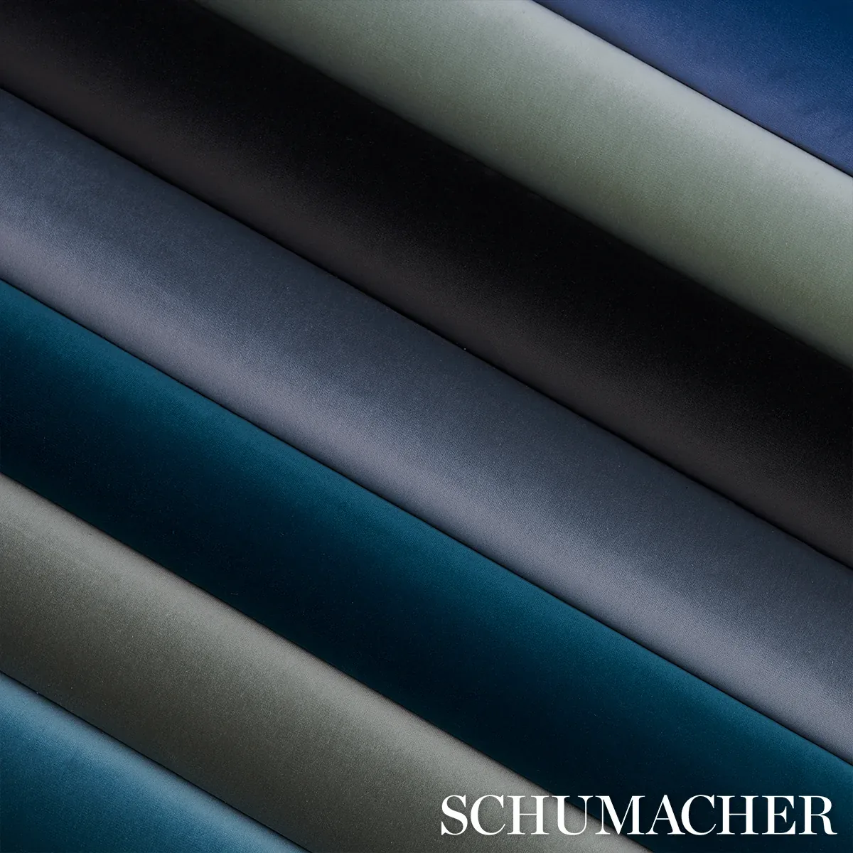 GAINSBOROUGH VELVET Fabric – PATINA | Schumacher | Wallpaper GAINSBOROUGH VELVET fabric PATINA color by Schumacher