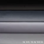 GAINSBOROUGH VELVET Fabric – PLATINUM | Schumacher | Wallpap GAINSBOROUGH VELVET fabric PLATINUM color by Schumacher