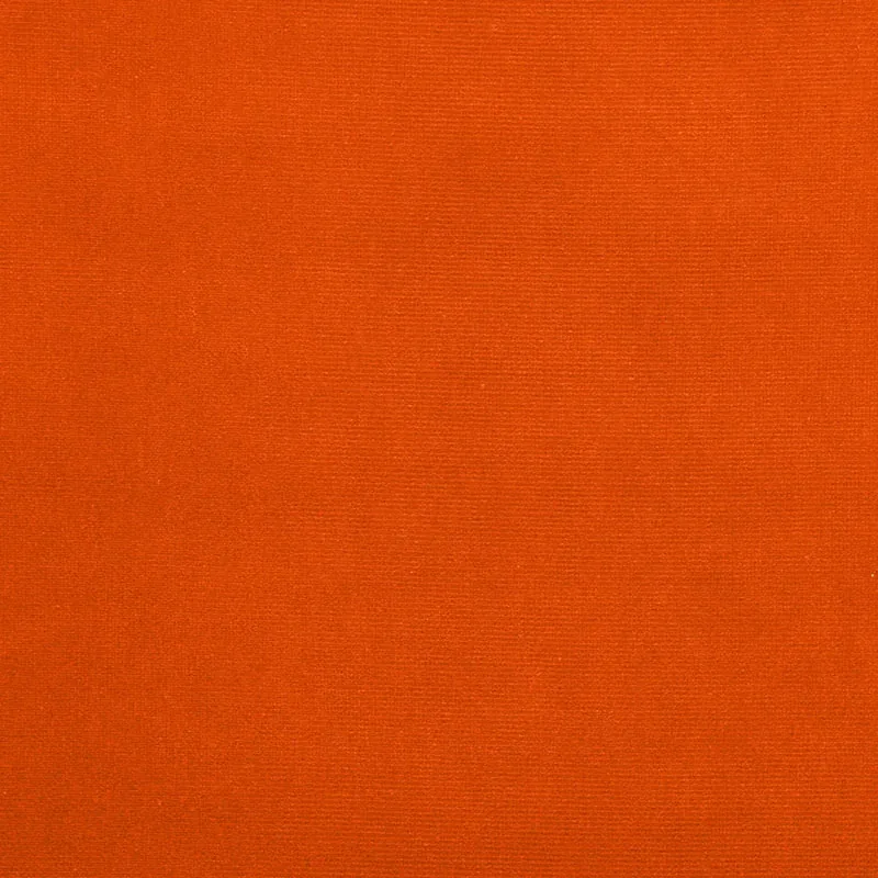 GAINSBOROUGH VELVET fabric PUMPKIN color by Schumacher