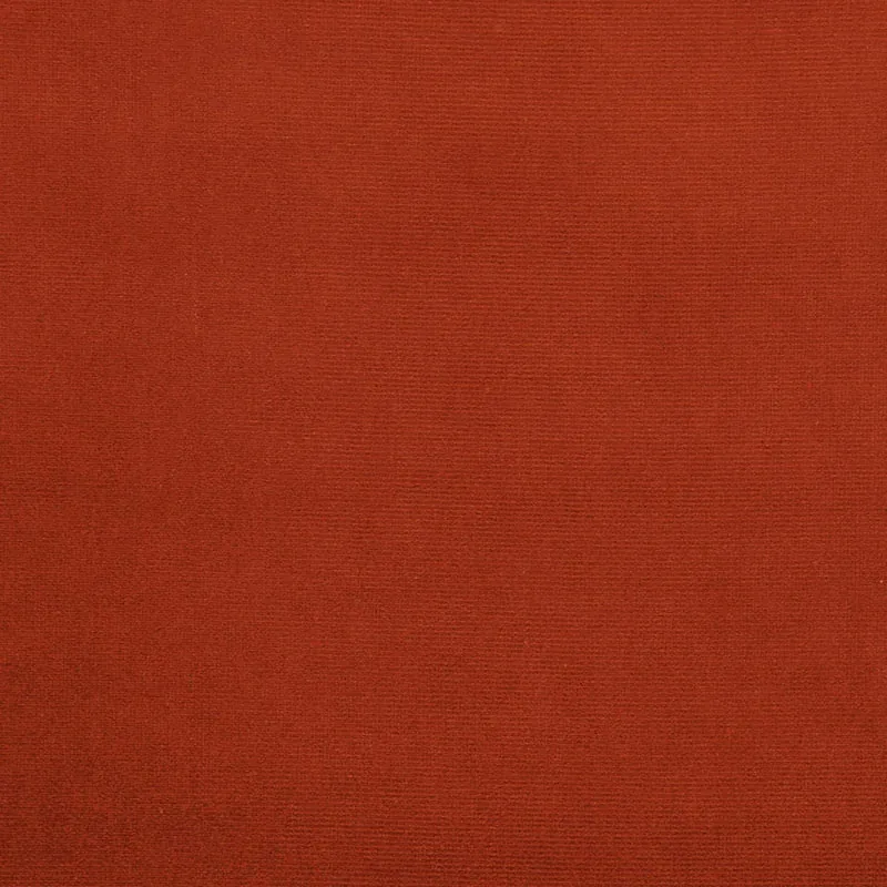 GAINSBOROUGH VELVET fabric TERRACOTTA color by Schumacher
