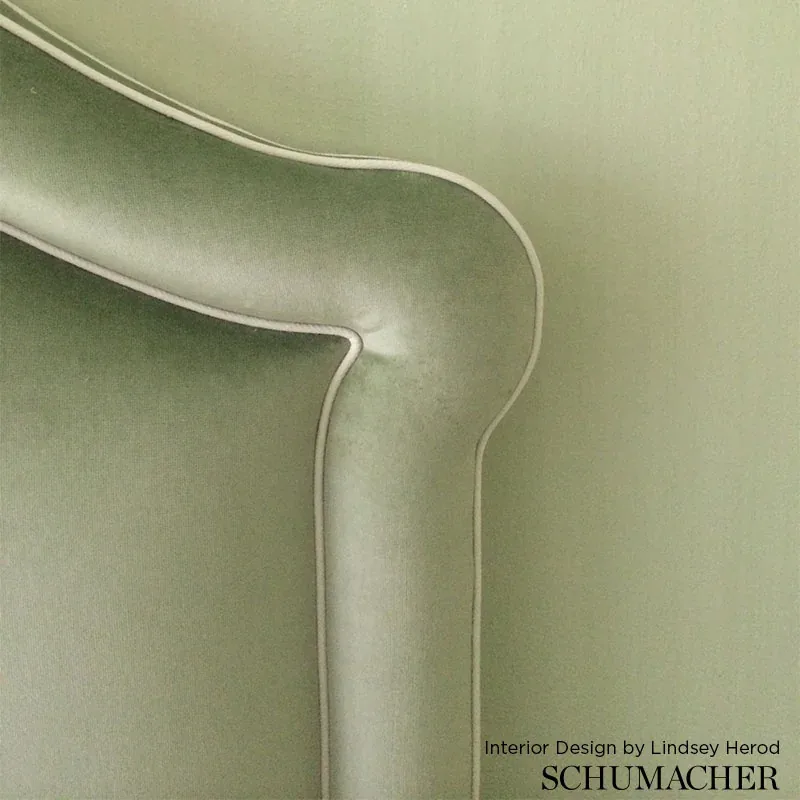 GAINSBOROUGH VELVET fabric TOBACCO color by Schumacher
