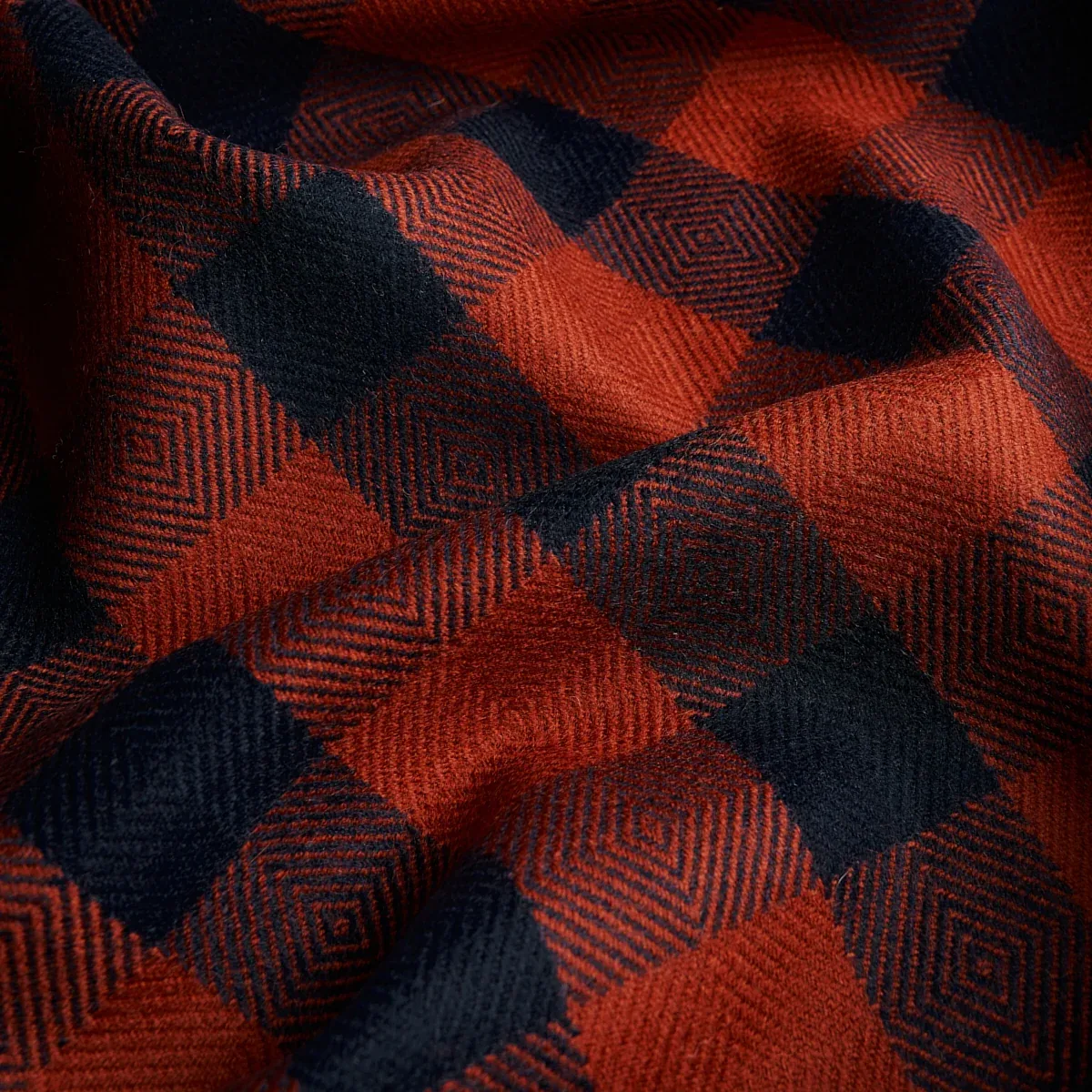 GALT WOOL CHECK Fabric – AMERICANA | Schumacher | Wallpaper GALT WOOL CHECK fabric AMERICANA color by Schumacher