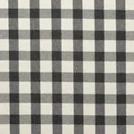 GALT WOOL CHECK fabric CHARCOAL color by Schumacher
