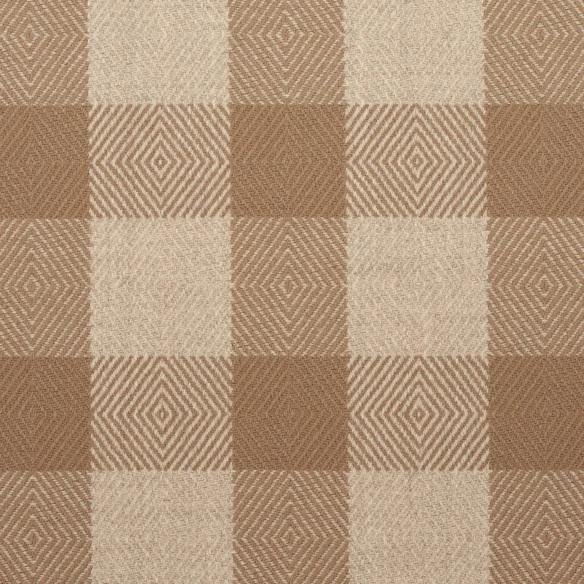 GALT WOOL CHECK Fabric – COFFEE | Schumacher | Wallpaper Twi GALT WOOL CHECK fabric COFFEE color by Schumacher