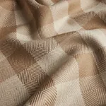 GALT WOOL CHECK Fabric – COFFEE | Schumacher | Wallpaper Twi GALT WOOL CHECK fabric COFFEE color by Schumacher