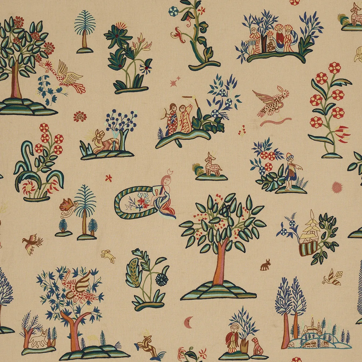 Garden Fantasie fabric DOCUMENT color by Schumacher