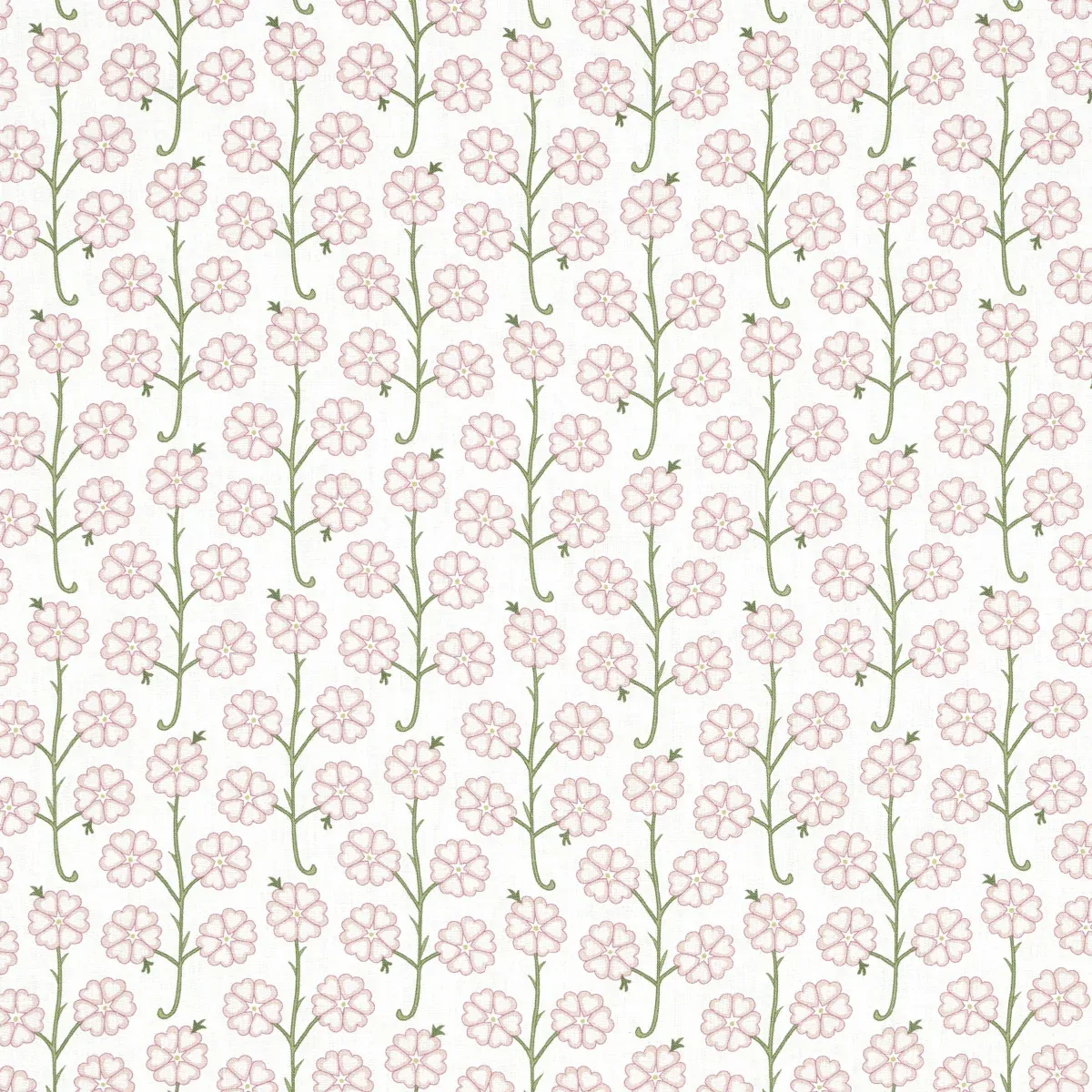 GARDENIA Fabric – ROSE | Schumacher | Wallpaper Twins GARDENIA fabric ROSE color by Schumacher