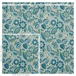 GARLAND VELVET Fabric – PEACOCK | Schumacher | Wallpaper Twi GARLAND VELVET fabric PEACOCK color by Schumacher