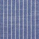 GARTER STRIPE INDOOR/OUTDOOR fabric BLUE color by Schumacher